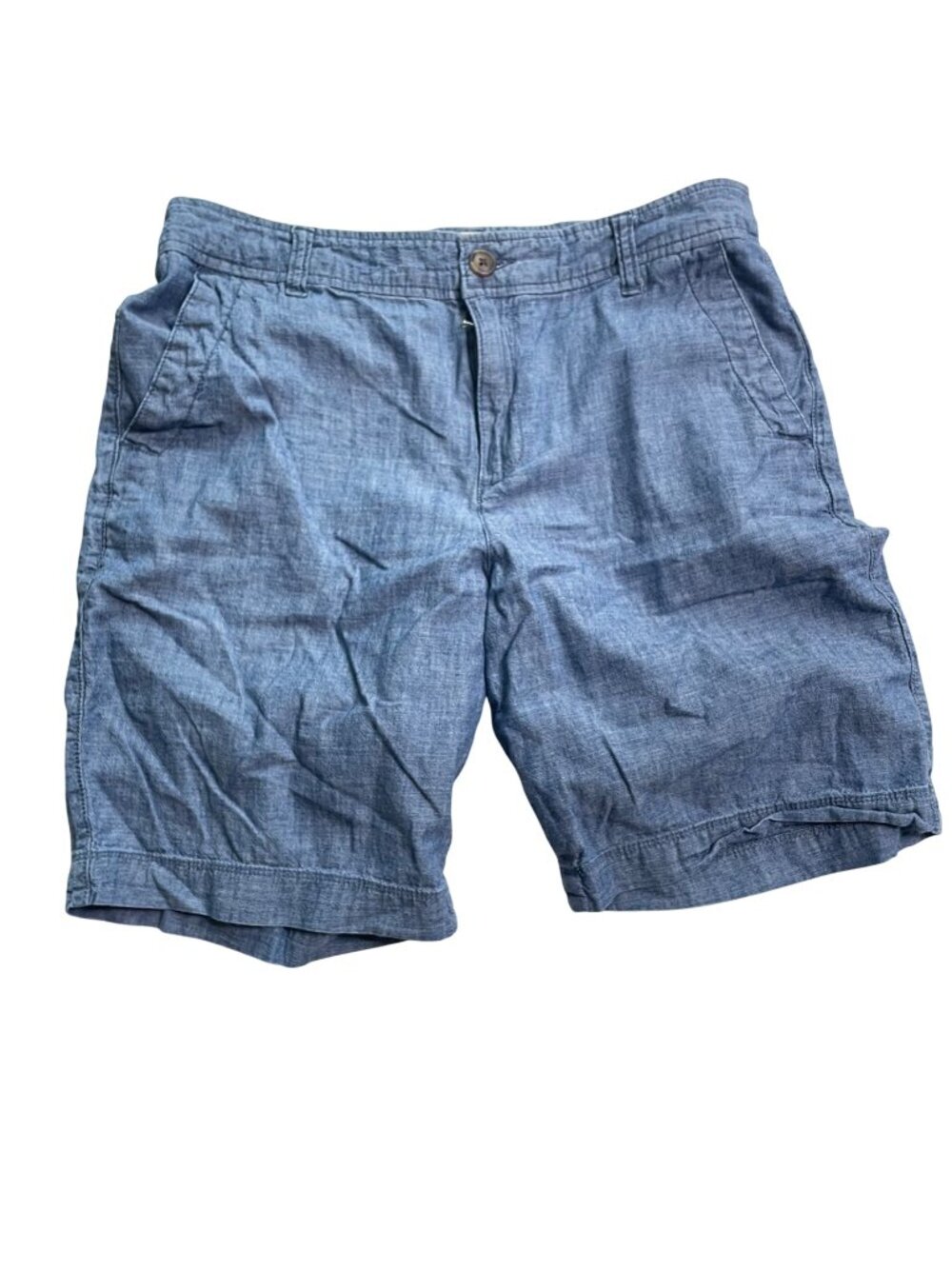 Gap Womens Denim Chambray Shorts Size 6 Light Blue Casual Summer Wear u